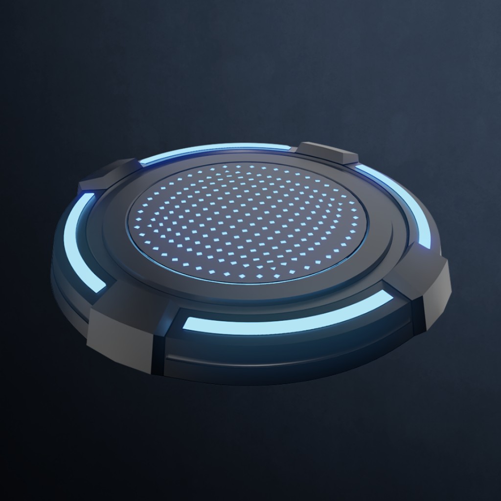 Scifi pedestal turntable preview image 1